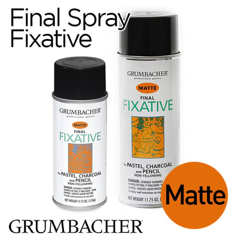 Keo xịt bảo vệ màu fixative Grumbacher - Matte