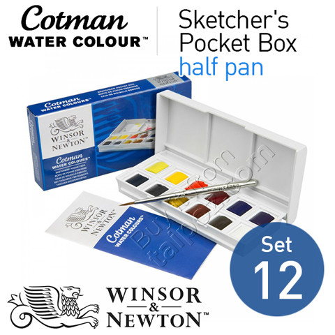 W&N Cotman half pan, Sketchers Pocket Box