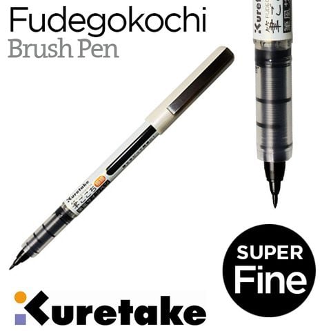 Bút lông Kuretake Fudegokochi - Super Fine
