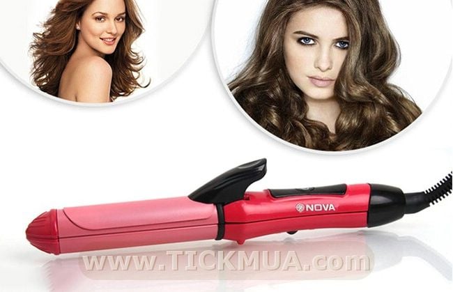 TickMua - Máy duỗi tóc, máy uốn tóc tự động, máy bấm tóc đa năng, máy sấy tóc kitty - 6