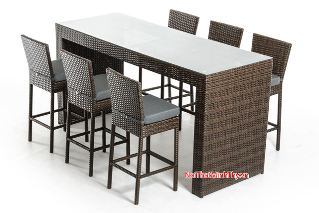 ghế quầy bar sân vườn