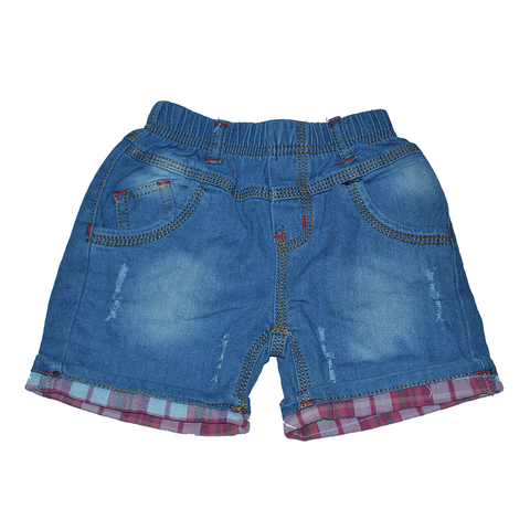 Short jean BG gắn nơ trung