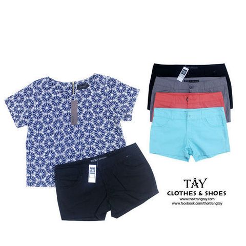 quan short gai mau zara