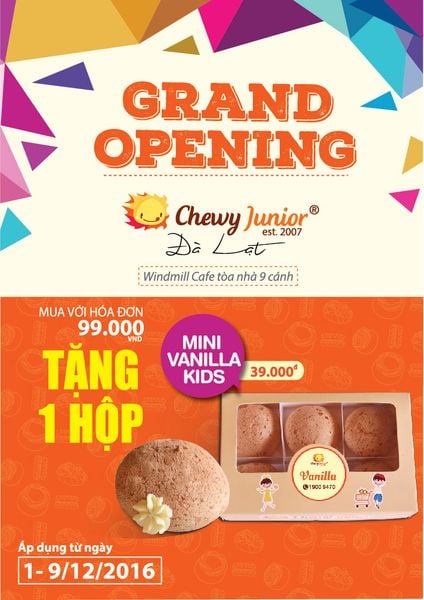 GRAND OPENING CHEWY JUNIOR ĐÀ LẠT