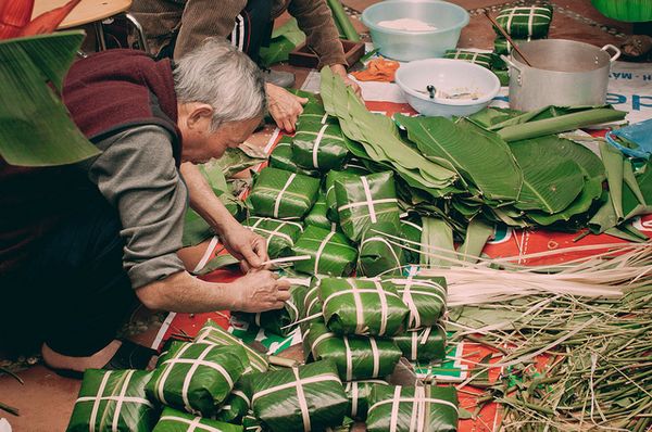 bánh chưng ngày tết