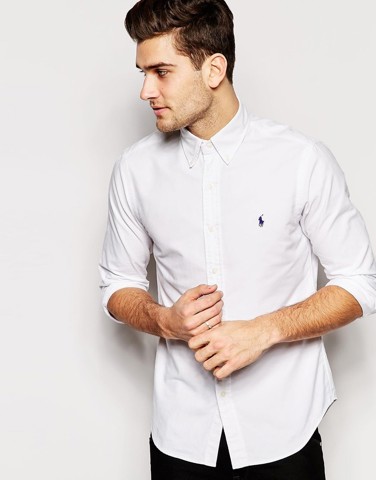 Polo Ralph Lauren Oxford Shirt in Slim Fit