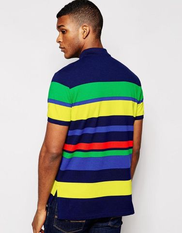 Polo Ralph Lauren Polo Shirt with Multi Stripe Regular Fit