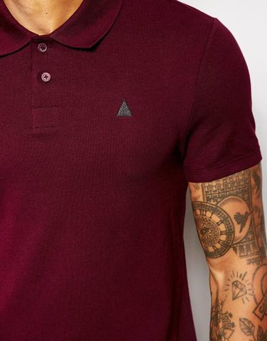 ASOS Muscle Fit Polo Shirt In Pique With Embroidery