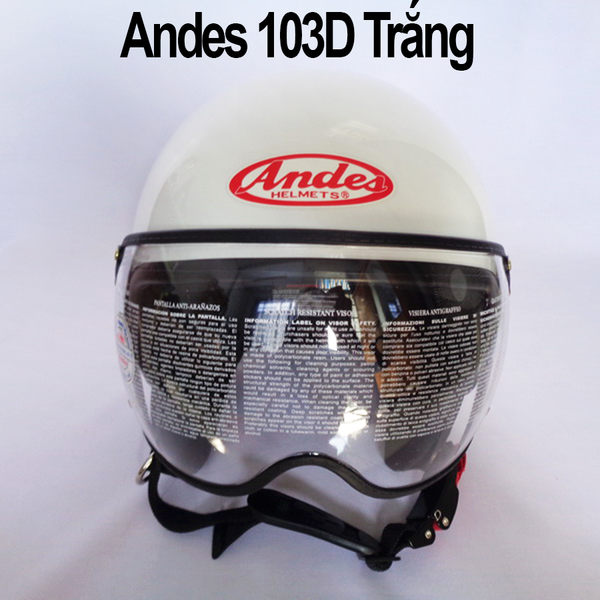 Mũ bảo hiểm Andes 103D | Mũ bảo hiểm đẹp - chính hãng - giá rẻ nhất tphcm