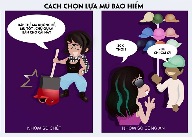 mũ bảo hiểm đẹp