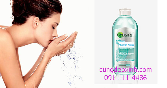 garnier tay trang da nhon