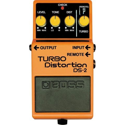 BOSS DS-2 TURBO DISTORTION PEDAL WITH REMOTE JACK