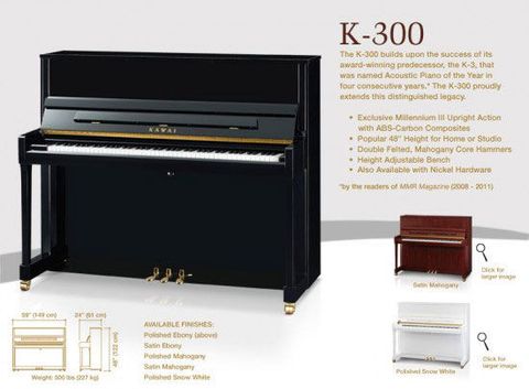 KAWAI K-300 UPRIGHT PIANO
