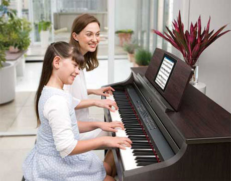 Learning piano in District 7, Ho Chi Minh City, Sai Gon