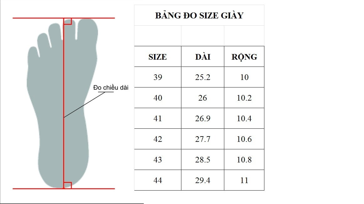 Kết quả hình ảnh cho cách đo size giày