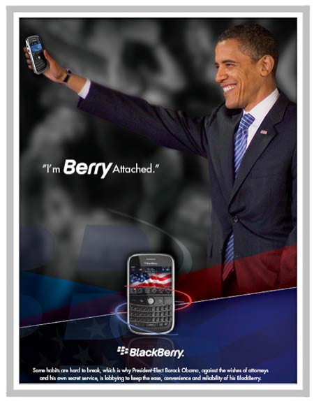 Đã gần hết nhiệm kỳ 8 năm nhưng tổng thống Obama vẫn sử dụng chiếc Blackberry quen thuộc