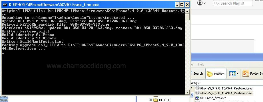 Lấy lại dữ liệu khi update iOS mới bị lỗi