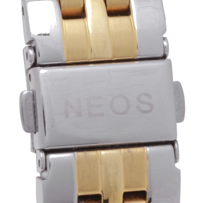 Đồng Hồ Nam Neos N-50547M Dây Thép Bạc Phối Vàng