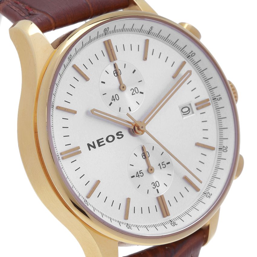 Đồng Hồ Nam Dây Da Neos N-50551M Sapphire Chính Hãng