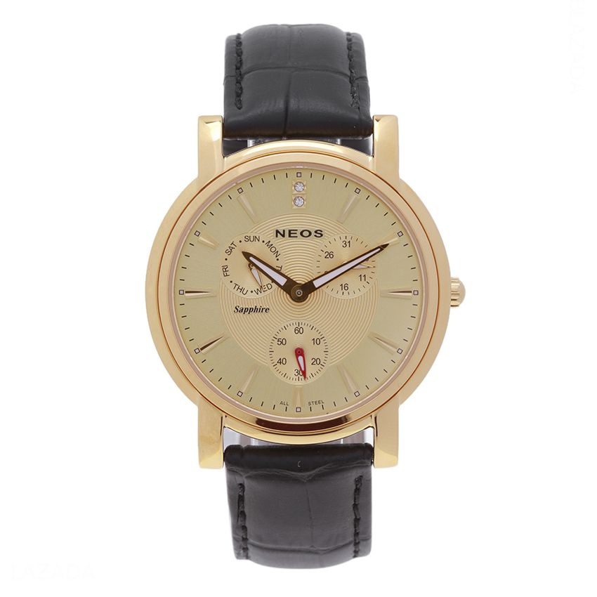 Đồng Hồ Nam Dây Da Chính Hãng Neos N-40642M Sapphire