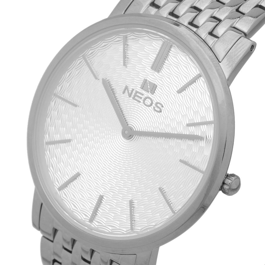 Đồng Hồ Nam Chính Hãng Neos N-40577M Dây Thép Bạc
