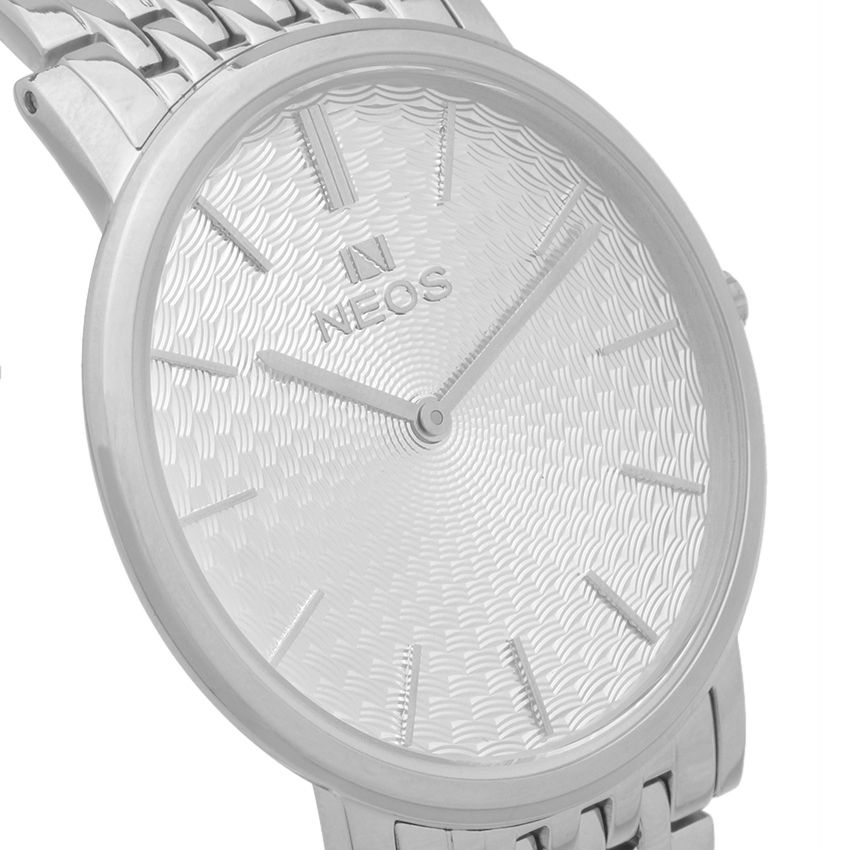 Đồng Hồ Nam Chính Hãng Neos N-40577M Dây Thép Bạc