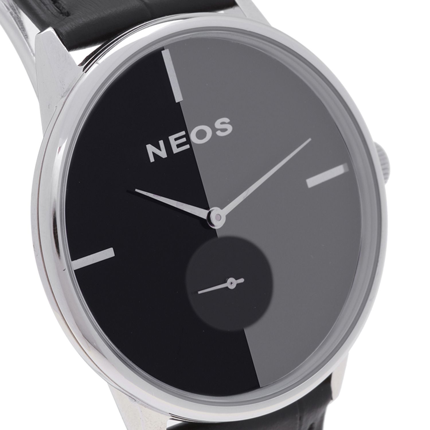 Đồng Hồ Neos N-40679M Nam Dây Da Đen