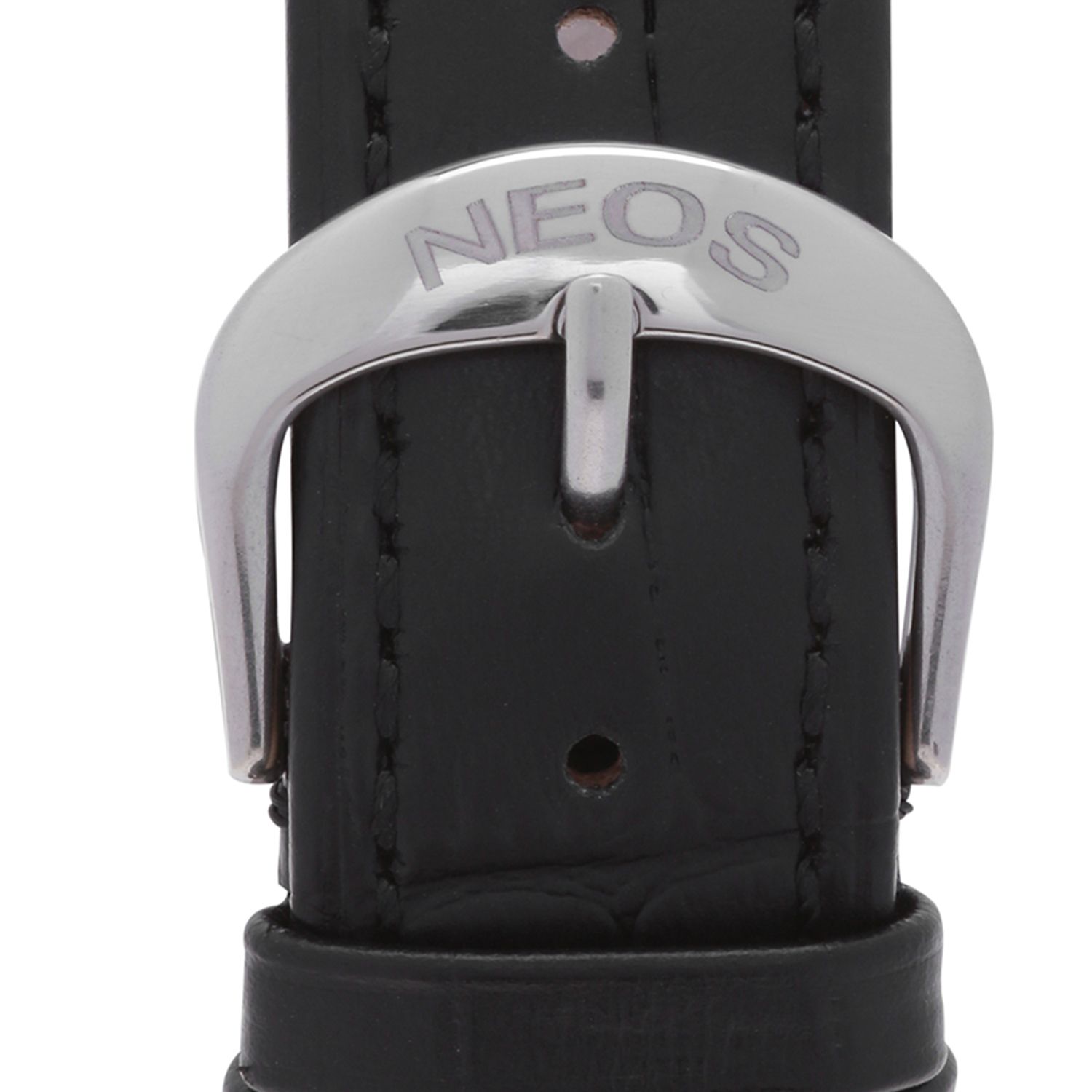Đồng Hồ Neos N-40679M Nam Dây Da Đen