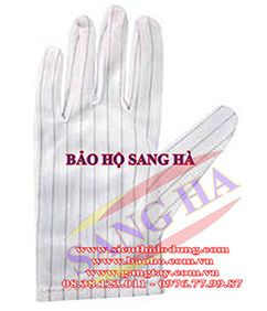 Găng tay vải chống tĩnh điện phòng sạch