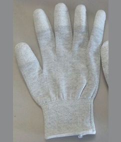 Găng Tay Sợi Carbon Chống Tĩnh Điện Phủ PU Đầu Ngón Tay
