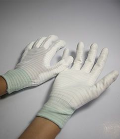 Găng Tay Phòng Sạch Chống Tĩnh Điện Phủ PU Lòng Bàn Tay