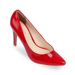 Giày cao gót 9cm màu đỏ may mắn CG09014