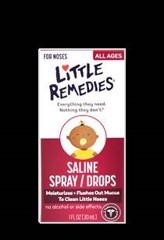 Thuốc Xịt Mũi Little Remedies Saline Spray/Drops
