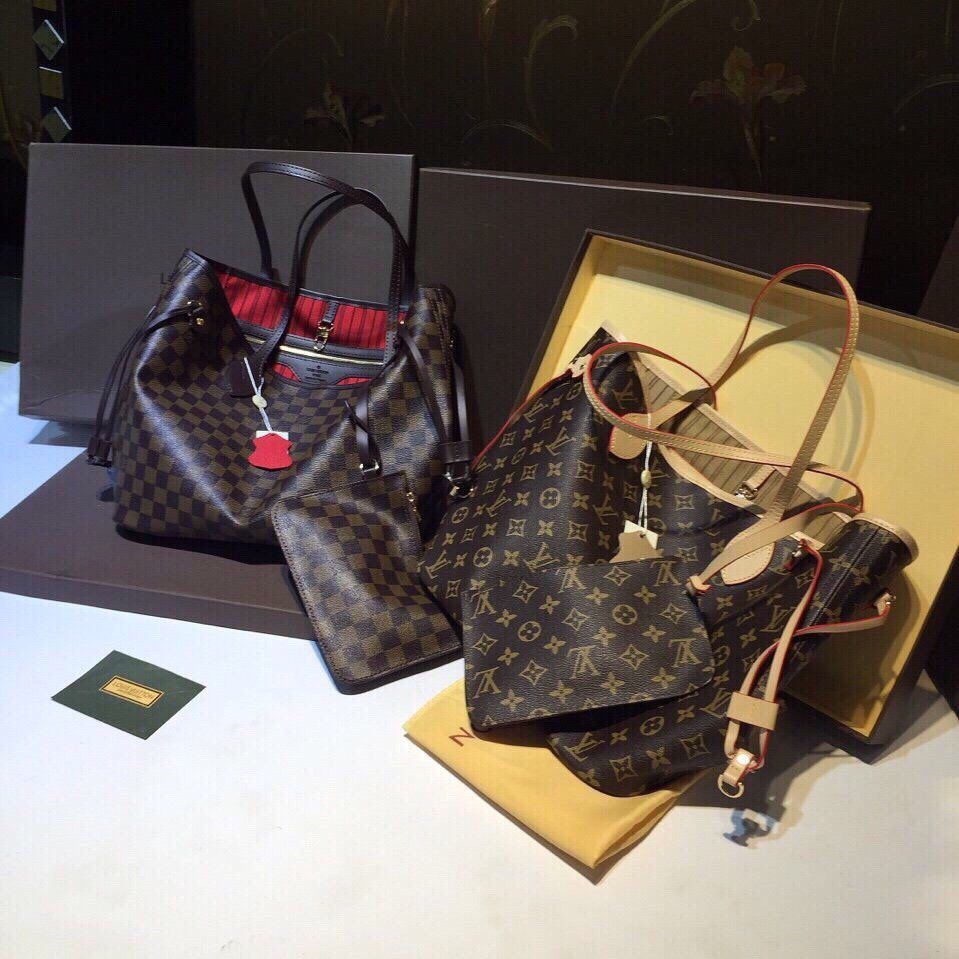 Túi xách LV neverfull hàng chuẩn Super Sale - Đẹp 102