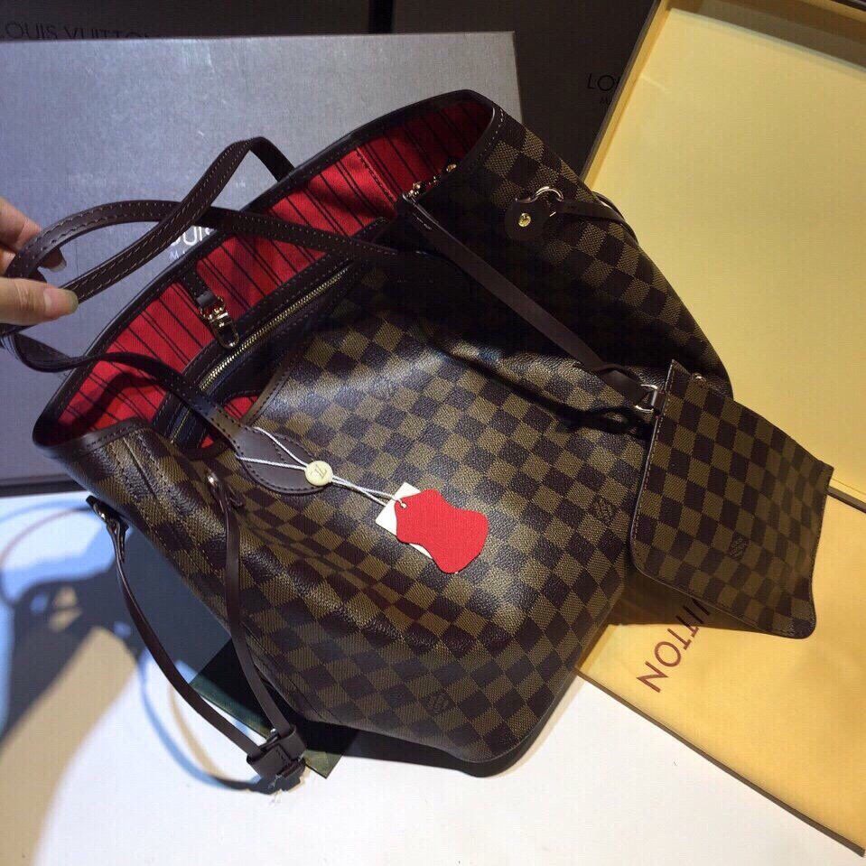 Túi xách LV neverfull hàng chuẩn Super Sale - Đẹp 102