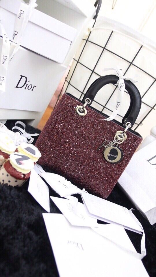 Túi Xách Dior 5 ô Kim Tuyến Đá Khoá Bạc Hàng Chuẩn f1 - Giá 700.000đ -Đẹp102