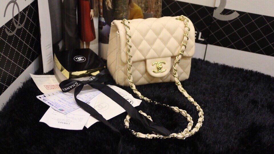 Túi Xách Chanel f1 Da Bò - Giá 400.000 - Đẹp 102