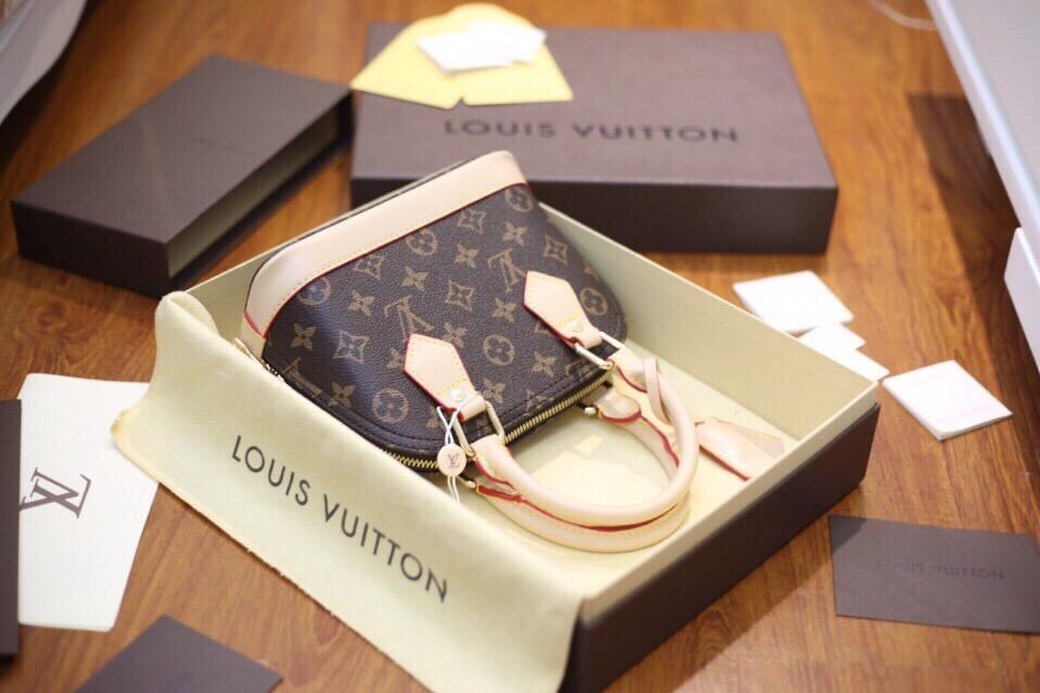 Túi Xách Lv Louis Vuitton Alma BB Monogram hàng chuẩn F1 size 20cm