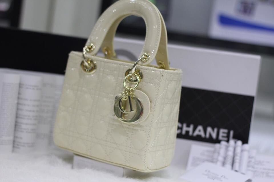 Túi xách Dior 5 ô da bóng hàng chuẩn fake - Giá 550.000đ - Shop Đẹp102