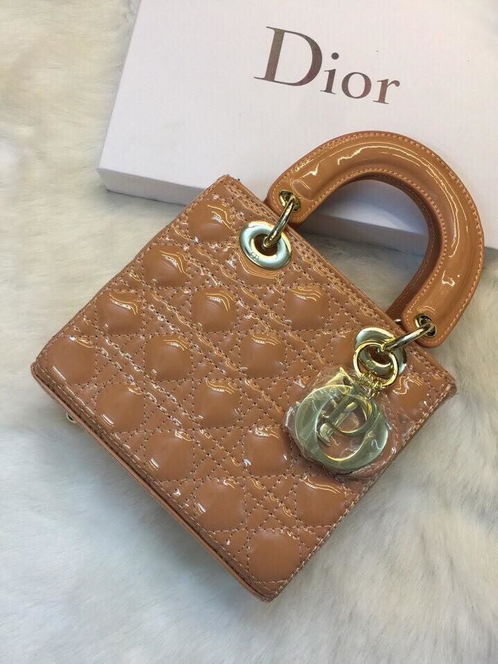 Túi xách Dior 5 ô da bóng hàng chuẩn fake - Giá 550.000đ - Shop Đẹp102