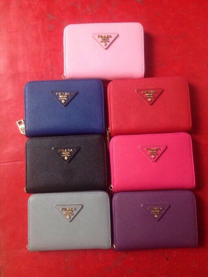 Ví cầm tay ngắn prada hàng chuẩn fake 1 - Giá 290.000đ - Shop Đẹp102