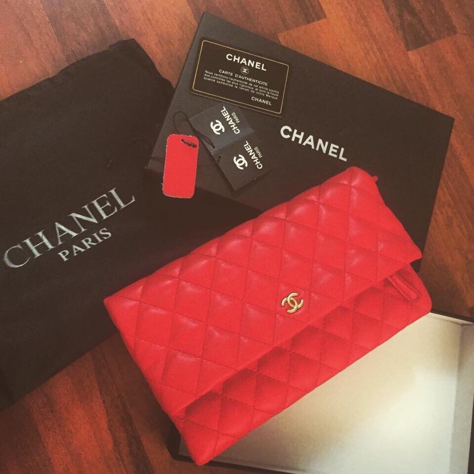 Ví cầm tay chanel hàng F1 Full box -Giao tại Shop Đẹp 102