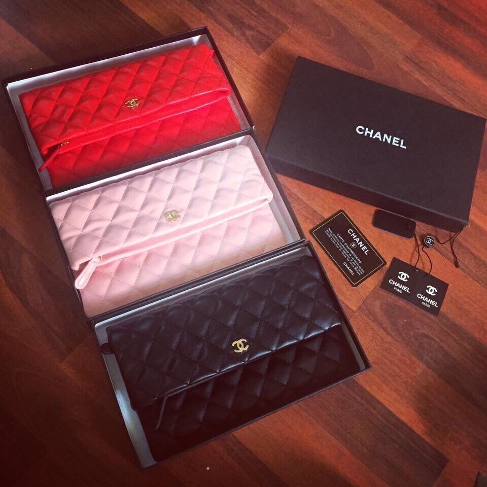 Ví cầm tay chanel hàng F1 Full box -Giao tại Shop Đẹp 102