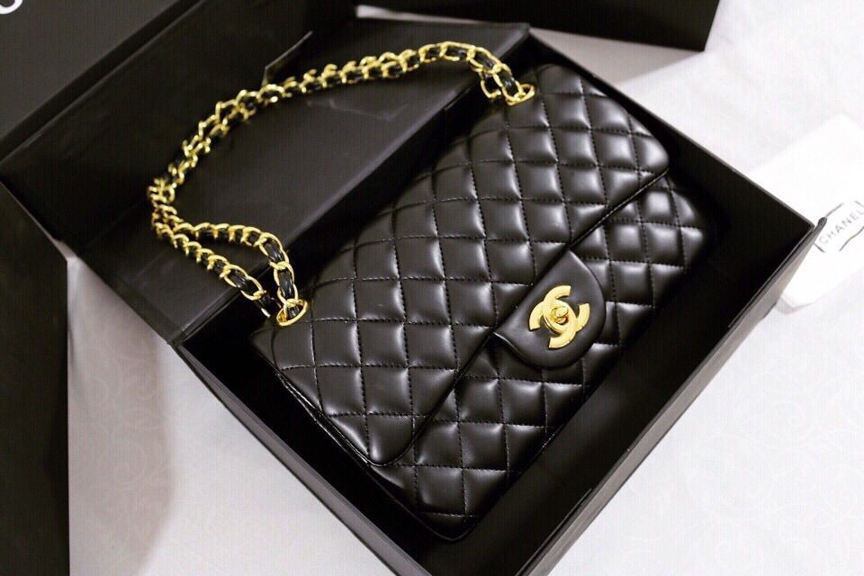 Túi xách Chanel da thật khoá vàng - Giao tại Shop Đẹp -102