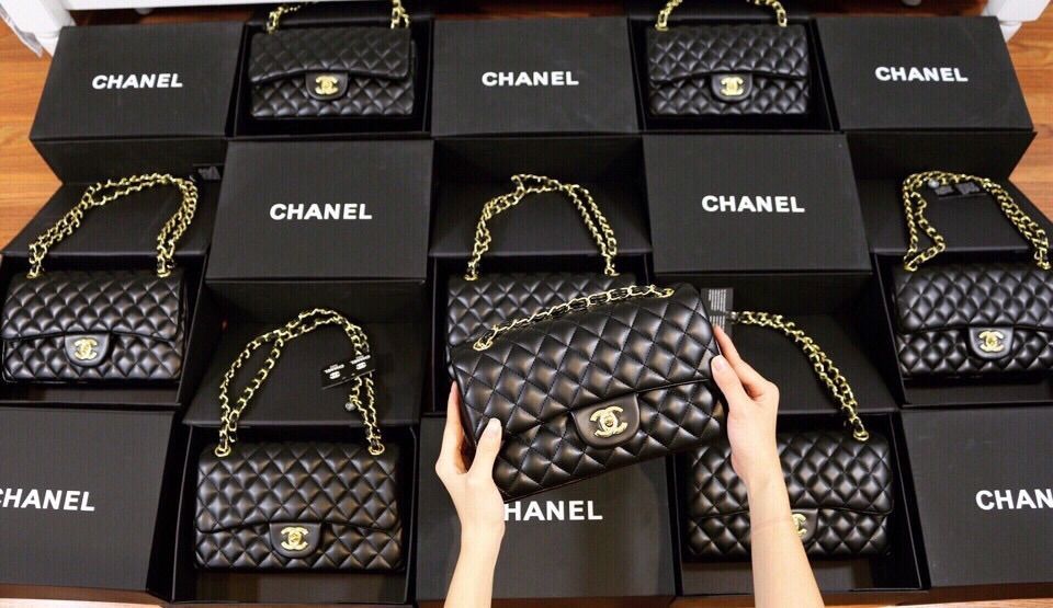 Túi xách Chanel da thật khoá vàng - Giao tại Shop Đẹp -102