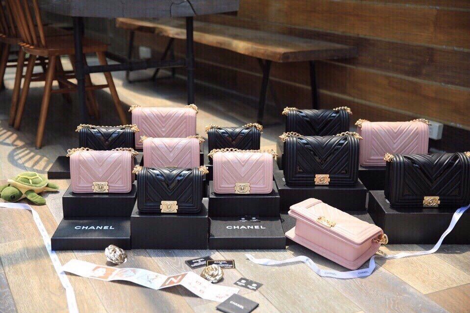 Túi Xách Chanel Boy Chevron 3 in 1 hàng chuẩn F1 - Giao tại Shop Đẹp 102