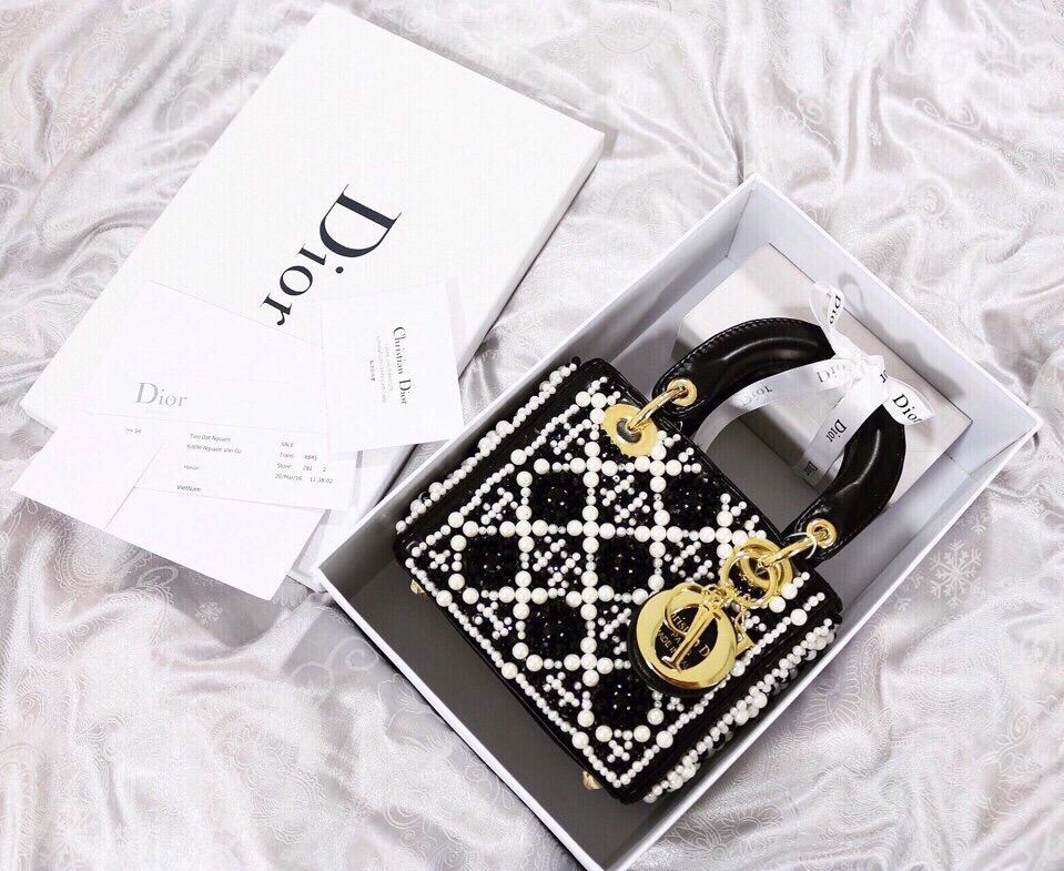 Túi xách Dior ngọc trai Full box - Giao tại Shop Đẹp 102