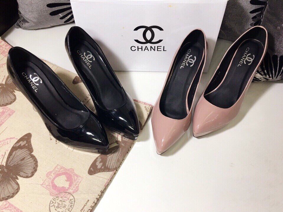 Giày Chanel cao gót trơn hàng cao cấp - Giao tại Shop Đẹp 102