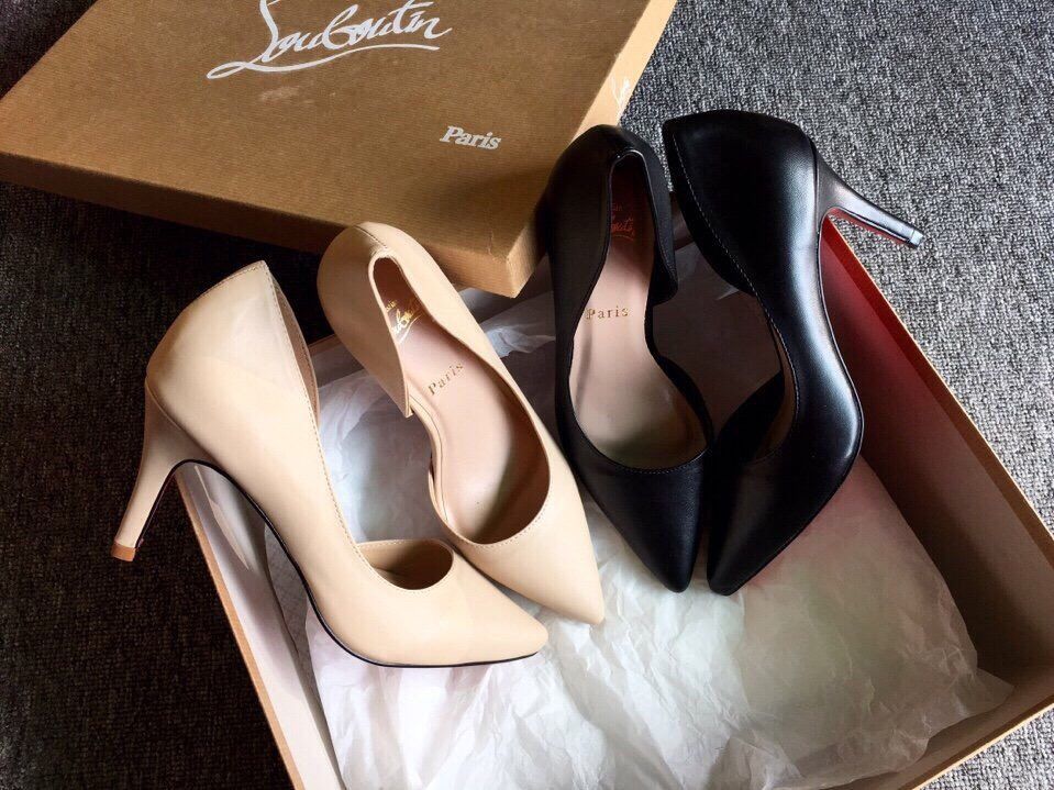 Giày cao gót Louboutin hở eo hàng cao cấp - Giao tại Shop Đẹp 102