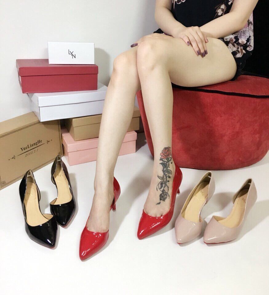 Giày cao gót nữ Lyn trơn hàng cao cấp - Giao tại Shop Đẹp 102